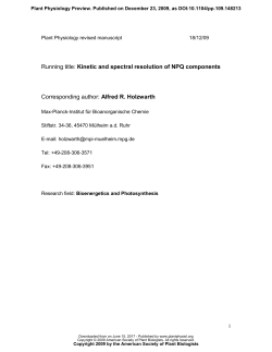 KINETIC AND SPECTRAL RESOLUTION OF MULTIPLE NON