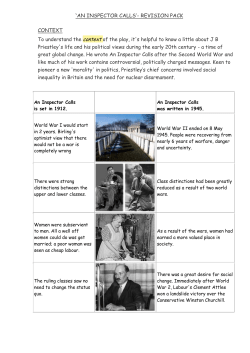 An Inspector Calls Revision Guide