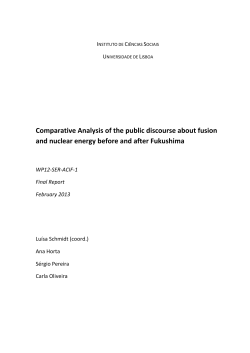 Comparative Analysis of the public discourse about fusion and