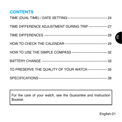 e contents - ISSEY MIYAKE WATCH