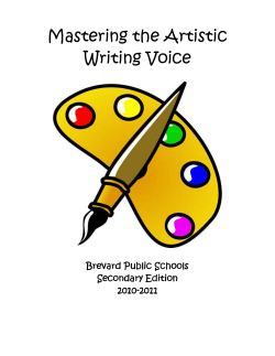 Mastering the Artistic Writing Voice