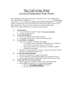 The Call of the Wild - Language-Arts-Land