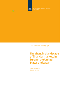 The changing landscape of financial markets in Europe
