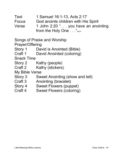 Lesson - Little Blessings Bible Lessons