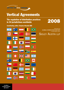 Vertical Agreements