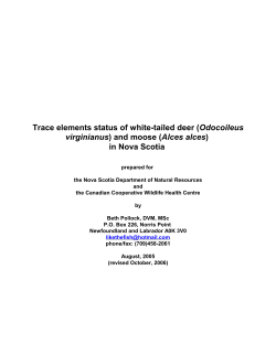 - Canadian Wildlife Health Cooperative