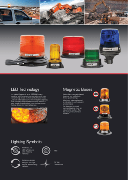 LED Technology Magnetic Bases Lighting Symbols