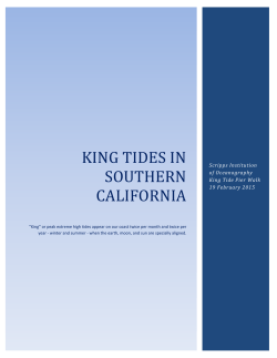 King Tides in southern California