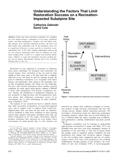 Understanding the Factors That Limit Restoration