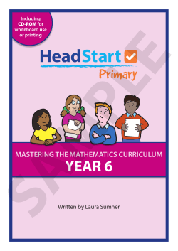 YEAR 6 - Headstart Primary