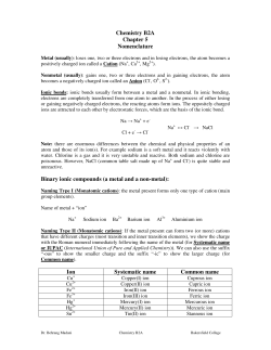 Lecture notes chapter 5