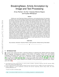 BreakingNews: Article Annotation by Image and Text Processing