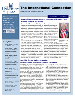 International Connection November 2012