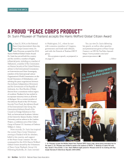 A Proud Peace Corps Product