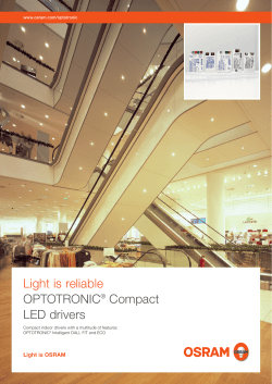 OPTOTRONIC Compact LED drivers