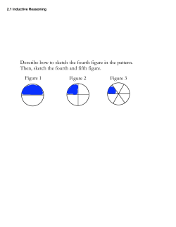Describe how to sketch the fourth figure in the pattern. Then, sketch