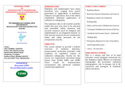 INTRODUCTION Radiation and radioisotopes have many beneficial