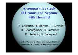 A comparative study of Uranus and Neptune with Herschel