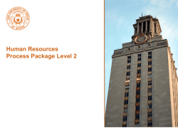 Human Resources Process Package Level 2