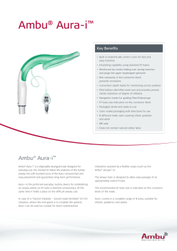 Ambu&reg; Aura-i&trade; Datasheet