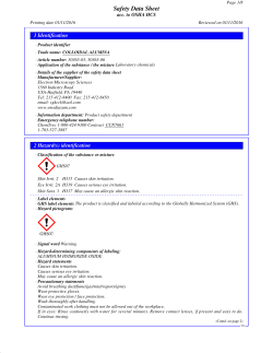 MSDS - Electron Microscopy Sciences
