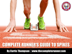 complete runner`s guide to spikes
