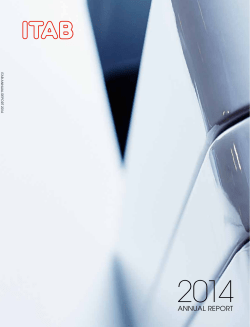 ITAB`s Annual Report 2014