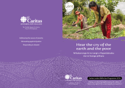 Hear the cry of the earth and the poor