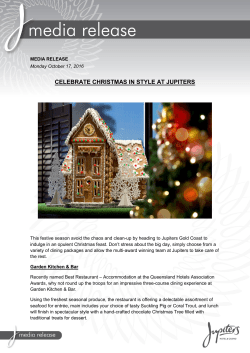 Celebrate Christmas at Jupiters