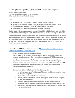 September 16 , 2015 Study Committee Meeting Notes