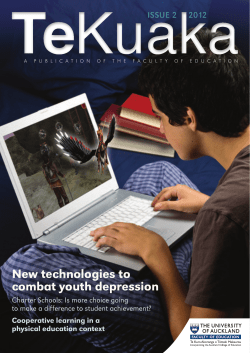 Te Kuaka Issue 2 - 2012 - The University of Auckland