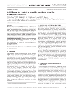 AC library for retrieving specific reactions from