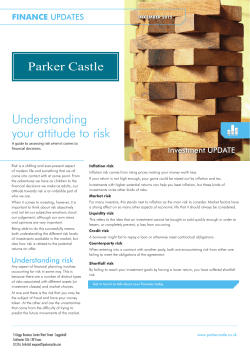 Understanding your attitude to risk