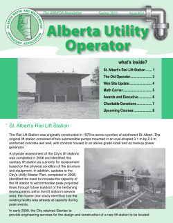 Alberta Utility Operator Newsletter