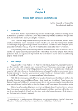 Public Debt concepts and statistics