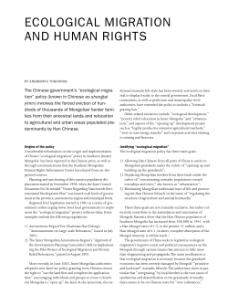 ecological migration and human rights