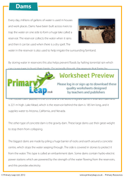 Dams - PrimaryLeap