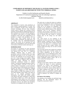 COMPARISON OF DIFFERENT MECHANICAL SYSTEMS MODELS