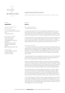print recipe - les filles de madeleine