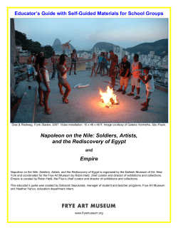 Napoleon on the Nile: Soldiers, Artists, and the Rediscovery of Egypt