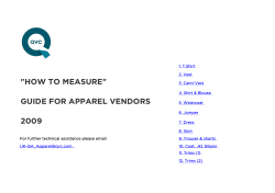 how to measure guide for apparel vendors