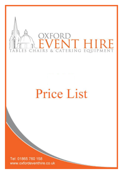 Page 2 - Oxford Event Hire