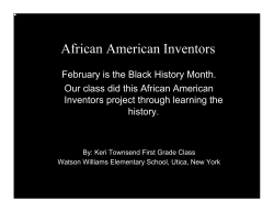 African American Inventors