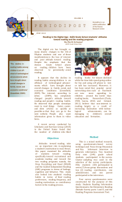 Reading in the Digital Age - Ateneo de Zamboanga University