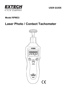 Laser Photo / Contact Tachometer