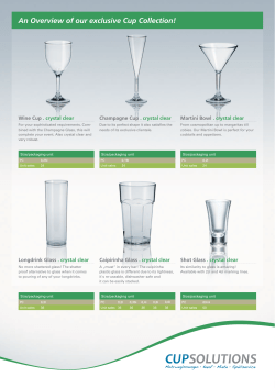 An Overview of our exclusive Cup Collection!