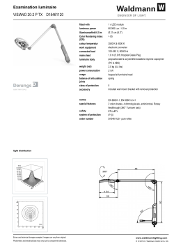Examination luminaire VISIANO 20