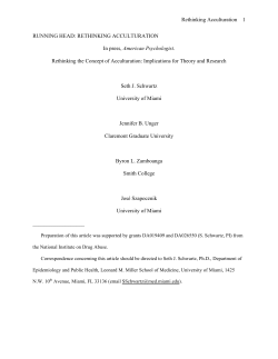 Rethinking the concept of acculturation