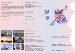 ISSHP 2017 - ISSHP European Congress