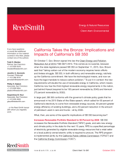 California Takes the Bronze: Implications and